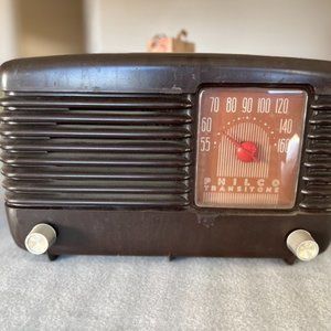 Vintage Philco Transitione Tube Radio